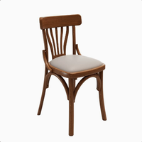 Tables et chaises de style minimaliste moderne en bois massif, directement de l'usine, pour les salons de thé, les bars à café, les bars lounge, les restaurants occidentaux