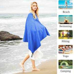 Telo da mare personalizzato di grandi dimensioni sottile in microfibra in microfibra asciugamano da bagno morbido Super assorbente per gli uomini delle donne - Product Image 3