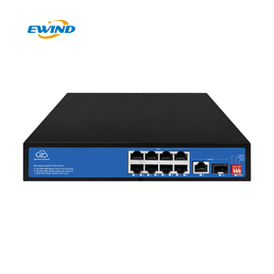 สวิตช์ POE แบบ 8 พอร์ต ความเร็วเต็ม Gigabit ที่จัดการโดย AI Cloud พร้อมพอร์ต Uplink 1 ช่อง 1SFP AI กำลังไฟ 120W รองรับ VLAN ความเร็ว 1000M สำหรับระบบกล้อง IP - Product Image 2