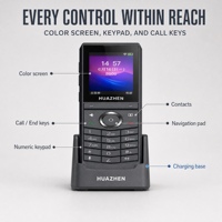 Telefono IP Wireless V960W POE WiFi 6 Dual Band, Ricevitore Portatile PTT con Cancellazione del Rumore, Batteria 3000mAh, Robusto con Display LCD a Colori