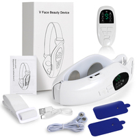 Appareil de massage anti-âge pour le visage, pour un effet lifting et amincissant du menton, avec télécommande, pour femmes, à usage domestique.