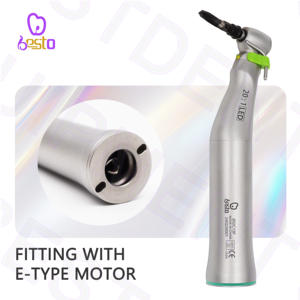 Turbina Dentale 20:1 con LED Contrangolo a Bassa Velocità Manipolo E-generator Rotazione Impianto Prodotti Dentali - Product Image 4