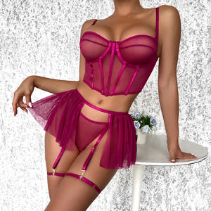 <span class=keywords><strong>Lingerie</strong></span> élégante pour adolescentes, nuisette <span class=keywords><strong>sexy</strong></span>, nuisette chic pour femmes, <span class=keywords><strong>lingerie</strong></span> pour adultes, body, robe de nuit transparente - Product Image 4