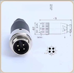 Câble d'extension de ligne principale RGB <span class=keywords><strong>double</strong></span> extrémité mâle 5 broches 7/8'' DeviceNet <span class=keywords><strong>Mini</strong></span>-C Power Tap IP68 plaqué or industriel - Product Image 6