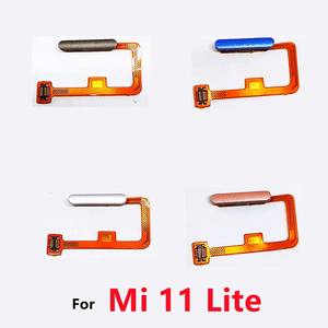 สำหรับ Xiaomi Mi 11 <span class=keywords><strong>Mi11</strong></span> Lite ปุ่มโฮมเซ็นเซอร์สัมผัส ID สแกนเนอร์ปุ่มยืดหยุ่นสำหรับเมนูสแกนเนอร์ - Product Image 1