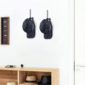 L-Shaped Metal Wire Rack Rectangle Wall <b>Hanging</b> Hat <b>Bracket</b> For Baseball Cap Storage - Product Image 4