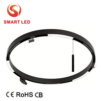 Rail magnétique encastré CE Rohs CB pour suspension et montage en surface, large gamme de spots LED COB sur rail, éclairage linéaire magnétique