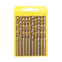 Lot de 10 forets centraux en acier inoxydable à queue droite spéciale, à haute teneur en cobalt M42