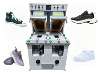 Machine de pressage automatique à double station FS-900-2 pour la fabrication de chaussures, essentielle pour la fabrication de chaussures avec une efficacité 2 fois supérieure