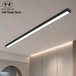 Lámpara de Techo LED Moderna de 150cm 48W Blanca, Diseño Lineal de ABS, PP y Acrílico para Comedor Interior, Colgante y de Montaje en Superficie - Product Image 1