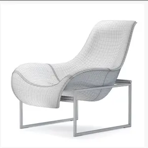 Süper rahat eğlence ev kullanılan deri avrupa tasarım eğlence oturma odası mobilya PU salon sandalye