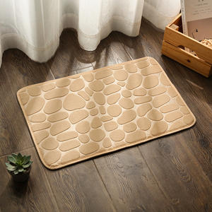 Alfombra de Baño Moderna y Minimalista de Espuma Viscoelástica de Poliéster Súper Absorbente y Antideslizante con Diseño de Adoquín para Uso en el Hogar y Hoteles - Product Image 6