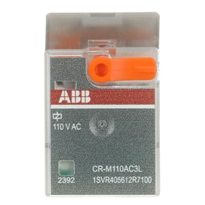 Nuevo Relé de Interfaz Enchufable Original 1SVR405612R7100 CR-M110AC3L, 3c/o, A1-A2=110VAC, 250V/10A, LED - Product Image 1