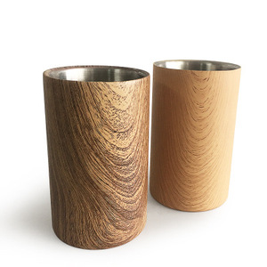 Mẫu Có Sẵn Bán Buôn Xô Nước Đá 2L Thép Không Gỉ Rượu Sâm Banh Ice Cube Container Với Hạt Gỗ - Product Image 1