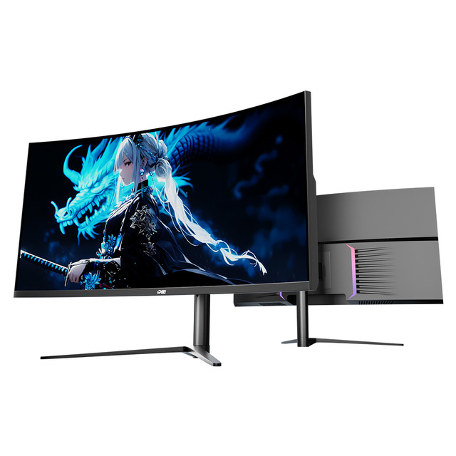 32inch Curved Ultrawide Screen High Color Gamut 240Hz Refresh Rate HDR 400 Monitor Professional Editing Design Television 1ms