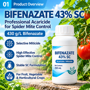 <span class=keywords><strong>Insecticida</strong></span> Líquido Concentrado en Suspensión HYH Bifenazate 43% SC, Agroquímico para el Control del Ácaro Rojo en Cultivos de Jardín e Invernadero - Product Image 1