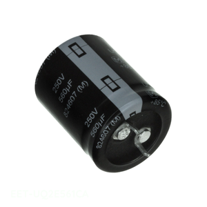Condensateur EET-UQ2E561CA, Distributeur Autorisé, CAP ALUM 560UF 20% 250V SNAP TH Through Hole 560 uF - Product Image 1