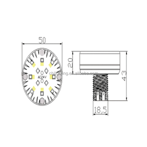 Iluminación para Atracciones de Feria Fácil de Mantener, Luces <span class=keywords><strong>LED</strong></span> RGB de 24V y 12 <span class=keywords><strong>LED</strong></span> de 50mm para Carnaval, Luces de Píxeles <span class=keywords><strong>LED</strong></span> Cabochon para Iluminación de Entretenimiento - Product Image 3