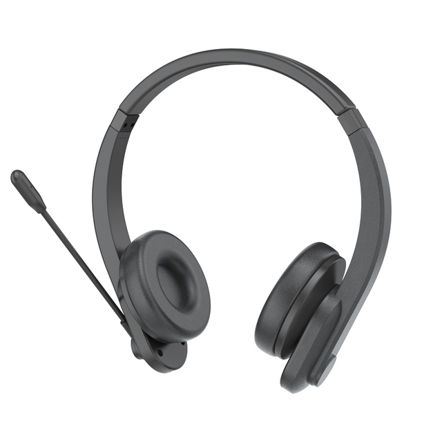 Oy632 BT 5.3 Truck Driver Office Headset Noise Cancelling Handsfree Headphone with Mic for Business Home PC Business Office Use