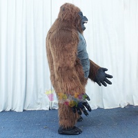 Costume de mascotte gonflable gorille 2/2.6/3m King Kong personnalisé Anime Cosplay mascotte adulte maquillage carnaval