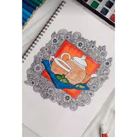Libro de bocetos de papel kraft personalizado, A3, A4, A5, A6, espiral, dibujo, bocetos, venta al por mayor