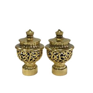 Venta de Fábrica de Accesorios Modernos para Cortinas de Hierro Metálico de 28, 35 mm, 1 m, 3 m, 6 m, en Oro y Plata, con Cabezal de Diseño para el Hogar - Product Image 4