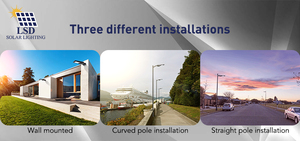 Long Lifespan Ngoài Trời Luces Năng Lượng Mặt Trời Bên Ngoài Ánh Sáng Cảm Biến Chuyển Động Năng Lượng Mặt Trời Led Bulb Đối Với Đường Phố Quảng Trường Không Dây Siêu Sáng - Product Image 4