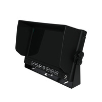 Haute qualité 7 pouces 1024*600 IPS moniteur de véhicule rvb TFT LCD camion Bus moniteur 3 entrées vidéo CVBS AHD Support usine en gros