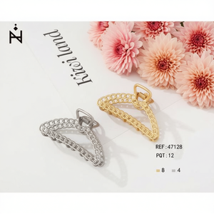 Fermaglio per capelli a forma di artiglio a catena, 7,5 cm, in metallo, per donne e ragazze - Product Image 3