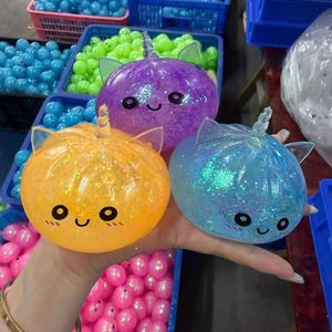 Nuevo Juguete Antiestrés de Unicornio en Forma de Bollo de Colores Arcoíris, Juguetes Blandos de Unicornio - Product Image 6
