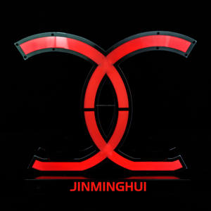 गर्म बिक्री आधुनिक शैली डबल सी बोतल डिस्प्ले रैक के साथ एलईडी चमकदार प्रकाश अनुकूलित लोगो दो स्टेनलेस स्टील धारकों - Product Image 2