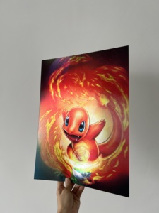 MEIXIANG 30x40cm Plastique Anime Japonais 3D Lenticulaire Animation Flip Carte Sportive Murale Modèle 3040 - Product Image 4