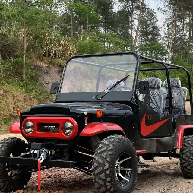 Red Electric Jeep Power Four Wheel Mini Off-Road 4WD Best Selling Jeep Supplier Wholesale Jeep