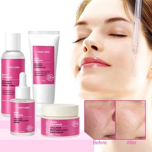 Oem Odm Anti-Aging Reafirmante Colágeno 4 piezas Cuidado de la piel de las mujeres Set Colágeno Cuidado de la cara <span class=keywords><strong>Kit</strong></span> - Product Image 6