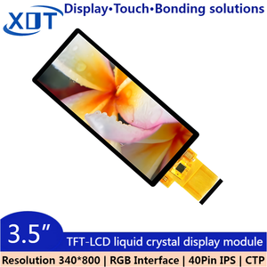 3,5 zoll TFT LCD 340*800 hiển thị SPI-schnitts telle LCD hiển thị bảng điều khiển benutzer definierte LCD anzeige-Cảm ứng điện dung panel/CTP - Product Image 2