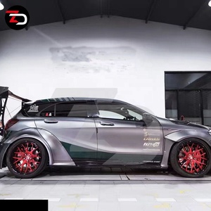 Kit de Carrocería Ancha Estilo ZD en Oferta para <span class=keywords><strong>Mercedes</strong></span> Clase A W176 A260 A250 <span class=keywords><strong>A180</strong></span> A45 con Alerón Delantero, Cejas de Rueda, Alerón Trasero Alto y Labio Trasero - Product Image 4