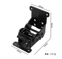 Support pliant robuste en acier pour charnière de table, chaise, canapé, lit hydraulique – Populaire pour cuisine, école, hôpital, chambre à coucher