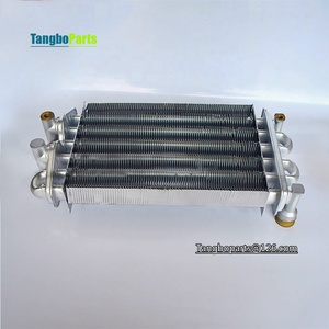 Pièces de rechange pour four mural à gaz Échangeurs de chaleur principaux tout en cuivre 270MM pour les chaudières à gaz BAXI <span class=keywords><strong>CHAPPEE</strong></span> De Dietrich Remplacement - Product Image 5
