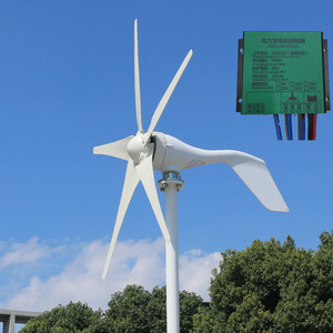 Sistema Híbrido de Energía Solar y Eólica de 100w Fuera de la Red, Generación de Energía Eólica de 5Kw, Sistemas Solares Domésticos Completos con Paneles Solares - Product Image 4