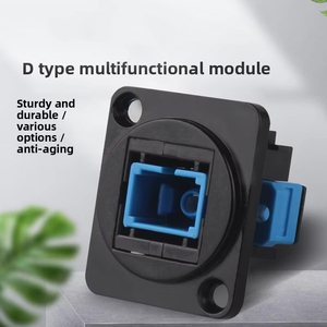 Module de fibre <span class=keywords><strong>optique</strong></span> de type D pour câblage d'ingénierie audio-vidéo et télévision SC LC, <span class=keywords><strong>prise</strong></span> d'information de type 86 à cinq ou trois gangs - Product Image 4