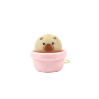 Nouveau porte-clés animal imprimé en 3D, jouet anti-stress, jouet à presser en forme d'animal en pot simulé pour soulager le stress