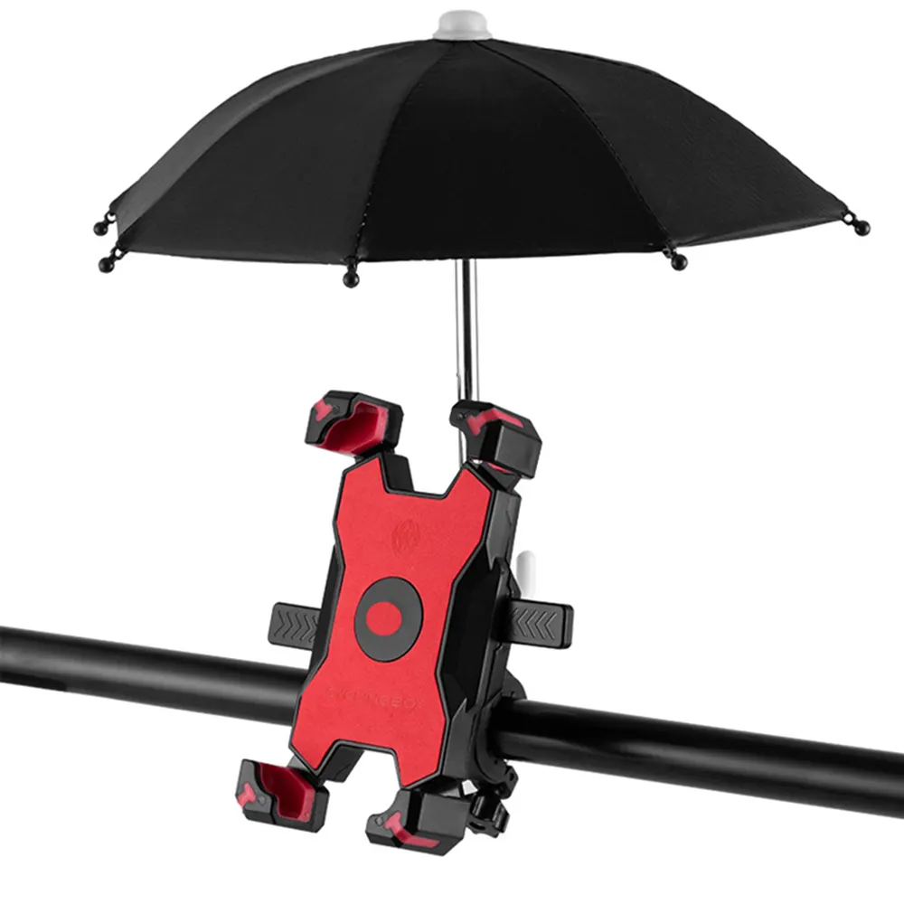 New Style Multi-function Bicycle Motorcycle Phone Holder with Umbrella Sunshade rain and Water Seepage Prevention