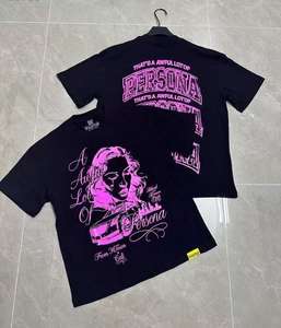 2025 Nfc camiseta de alta calidad Algodón 260gsm ropa de calle Vintage camisetas ácido lavado estampado gráfico Hell camiseta para hombres - Product Image 5