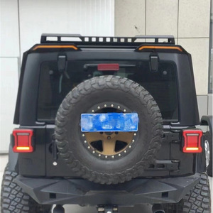 Aileron arrière pour Jeep Wrangler JK JL, barre lumineuse LED montée sur le toit, spoiler modifié, spécifications US/UE - Product Image 3
