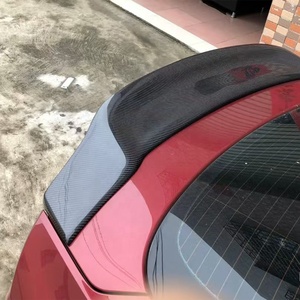 Alerón Trasero de Fibra de Carbono Pulido Estilo R para A5 S5 RS5 B9 4 Puertas Sportback, 2016-2023, con Cinta Adhesiva - Product Image 6