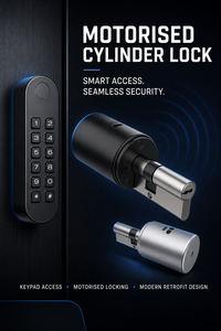 OEM retrofit tuya smart digital door <b>lock</b> motorised cylinder <b>lock</b> similar Tedee electronic keypad <b>lock</b> - Product Image 4
