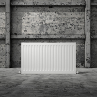 Radiateurs à panneaux plats de type 22, distance entre les centres de 500 mm, longueur de 1200 mm, chauffage à la vapeur, design rectangulaire flexible