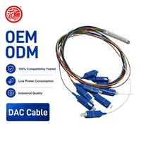 Cable de Cobre de Conexión Directa Pasiva QSFP28 DAC de 100G, 1m 2m 3m 5m, Cable Transceptor Twinax para Servidor de Conmutación 100GbE