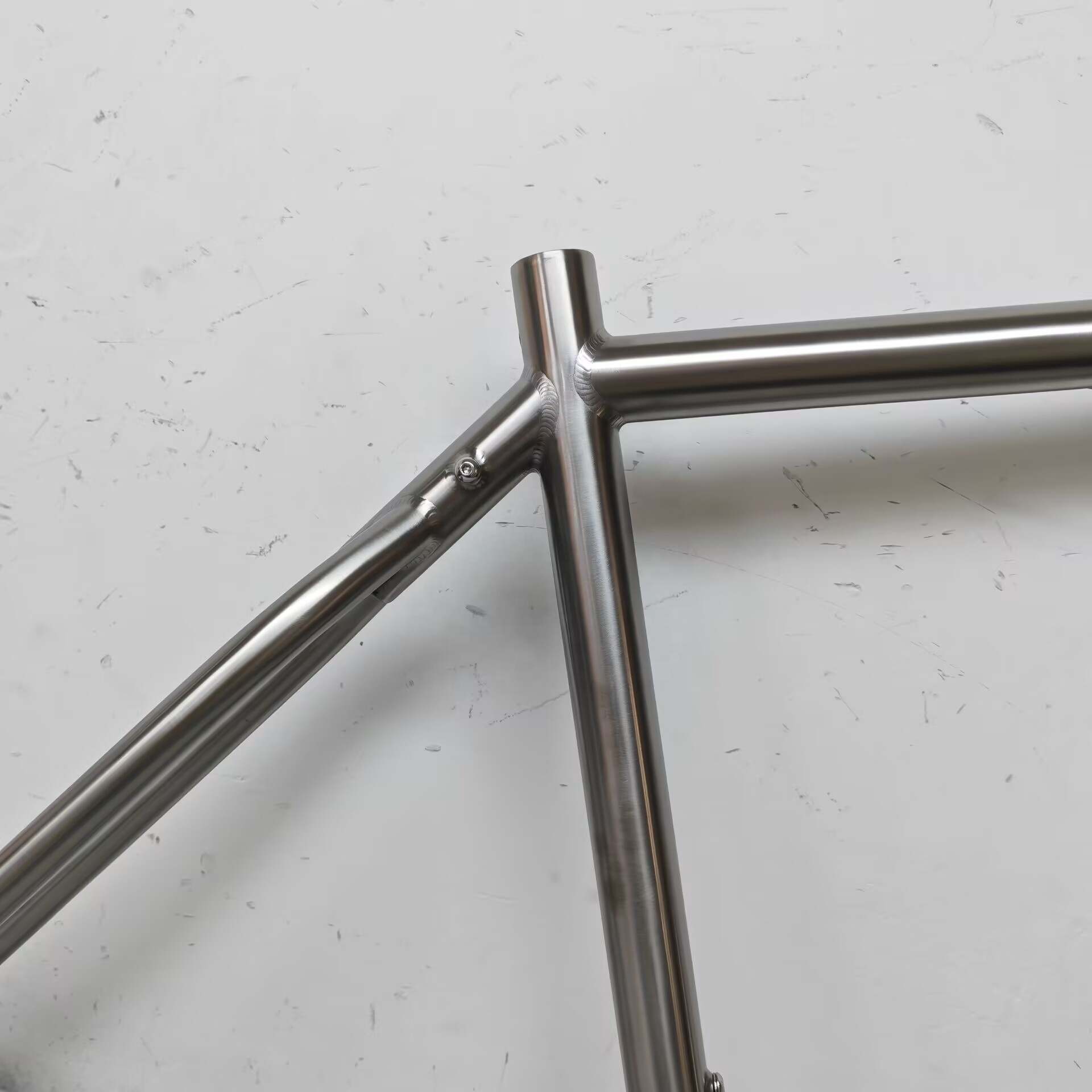 Functional Titanium Gravel Bicycle Frame Parts 3D printed yoke