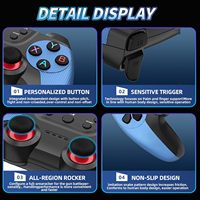 Consola de Videojuegos Retro X2, Mando de Juego Azul, Salida 4k, Controlador Inalámbrico 2.4G, Emuladores Clásicos, Plug and Play para TV